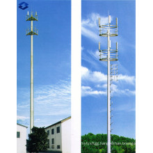 Galvanized Telecommunication Monopole Electric Steel Pole
